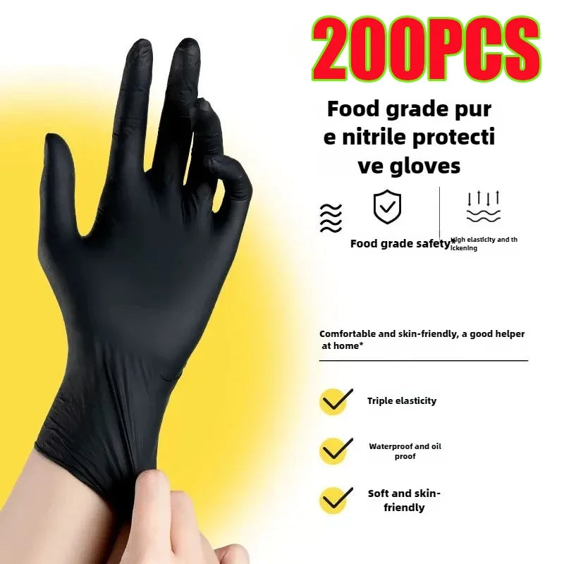 10-100pcs Latex Gloves Disposable Rubber Gloves Cooking Tattoo