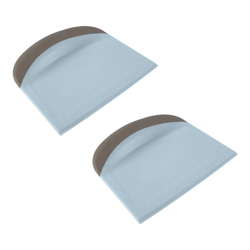 1/2pcs Dough Scraper Scale Multi-Functional Bowl Bench Scraper