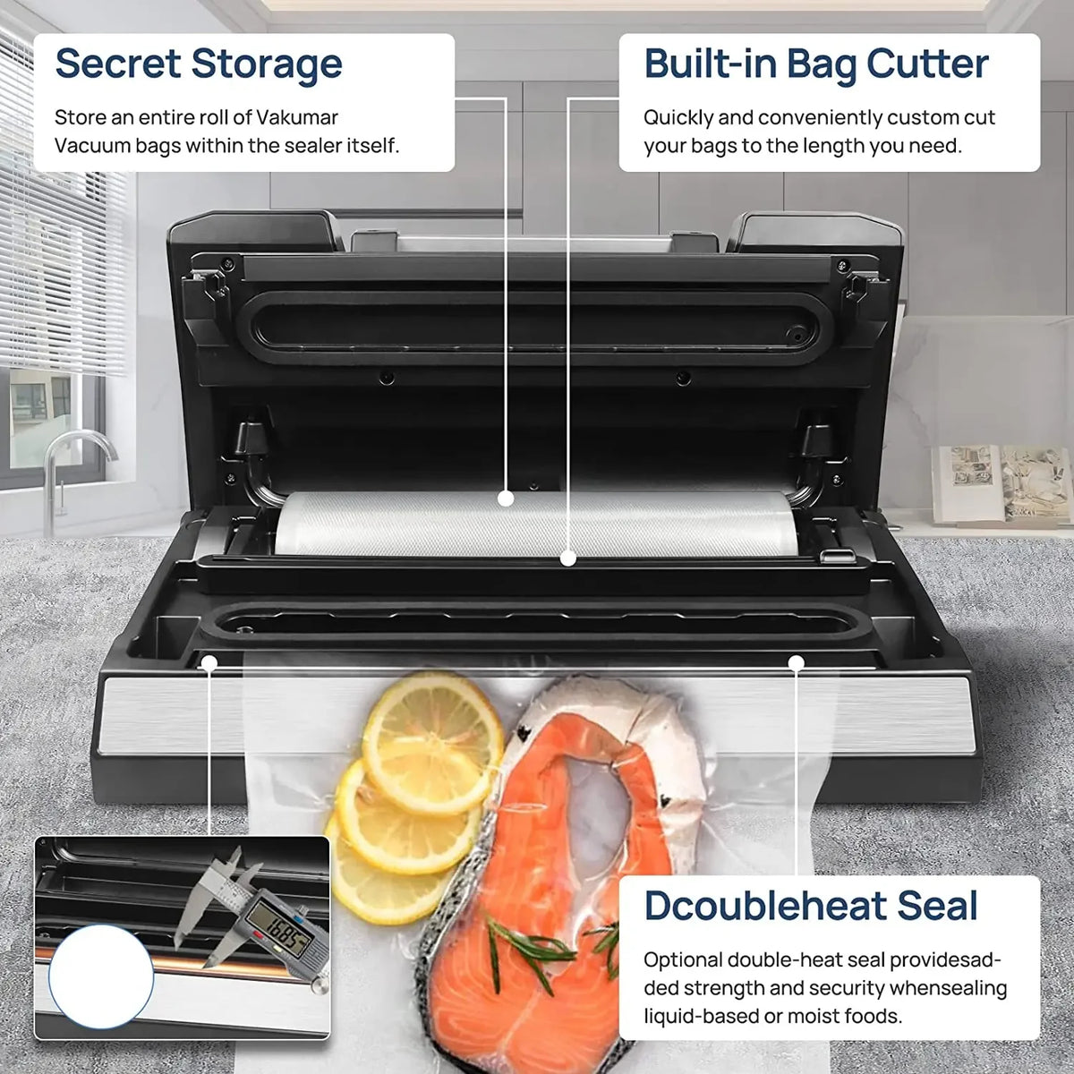 Vakumar Vh5186 Automatic Commercial Food Vacuum Sealer Packaging