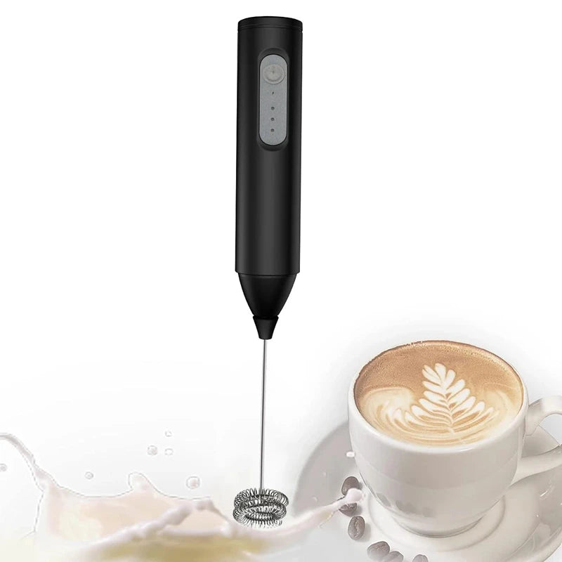 Electric Coffee Milk Foaming Mixer Coffee Creamer Whisk
