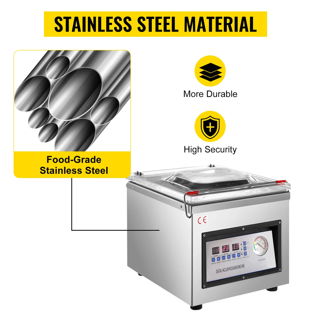 Succebuy Dz-260c Chamber Vacuum Sealer Food Packing Sealing