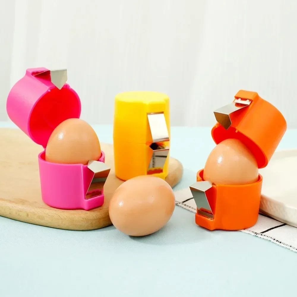 3pcs/Set Egg Shell Opener Hard Boiled Eggs Handheld