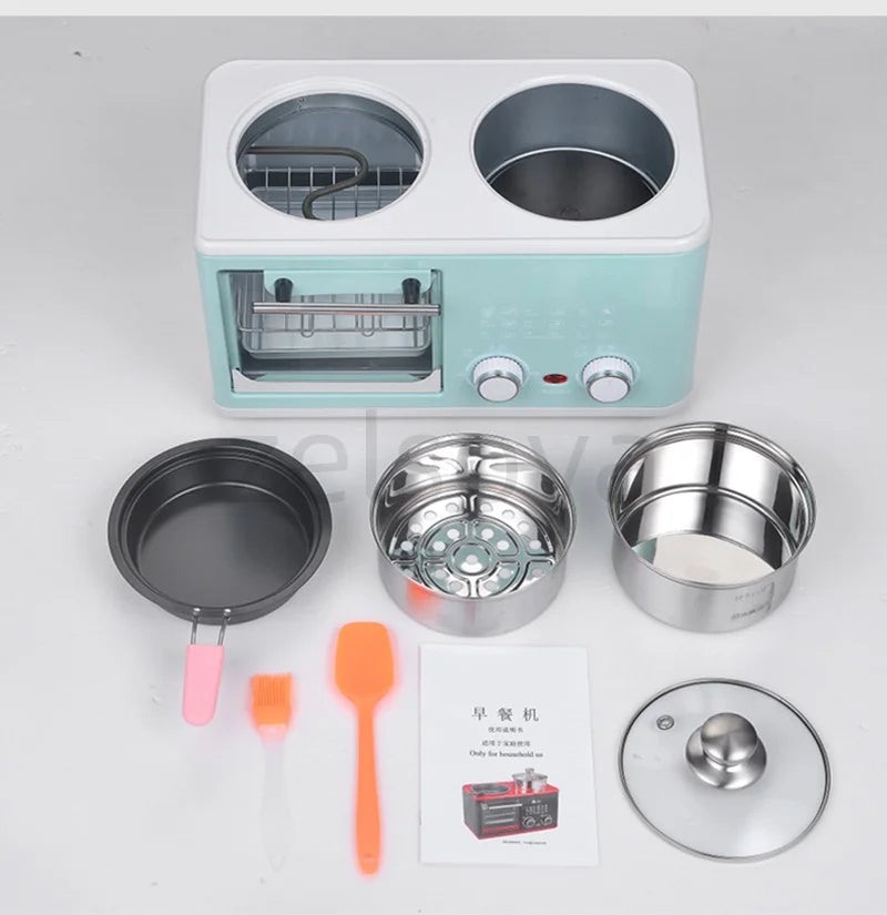 In Breakfast Machine Multi-Functional Toaster Small Baking