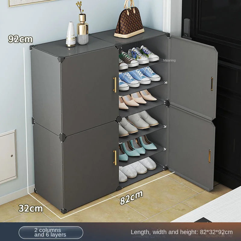 Small-Scale Foldable Cabinets Living Room Multilayer Large Space