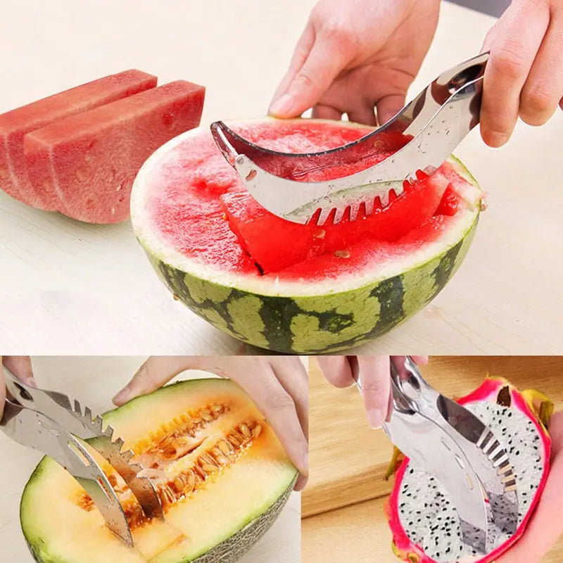 Watermelon Artifact Slicing Knife Stainless Steel Knife Corer