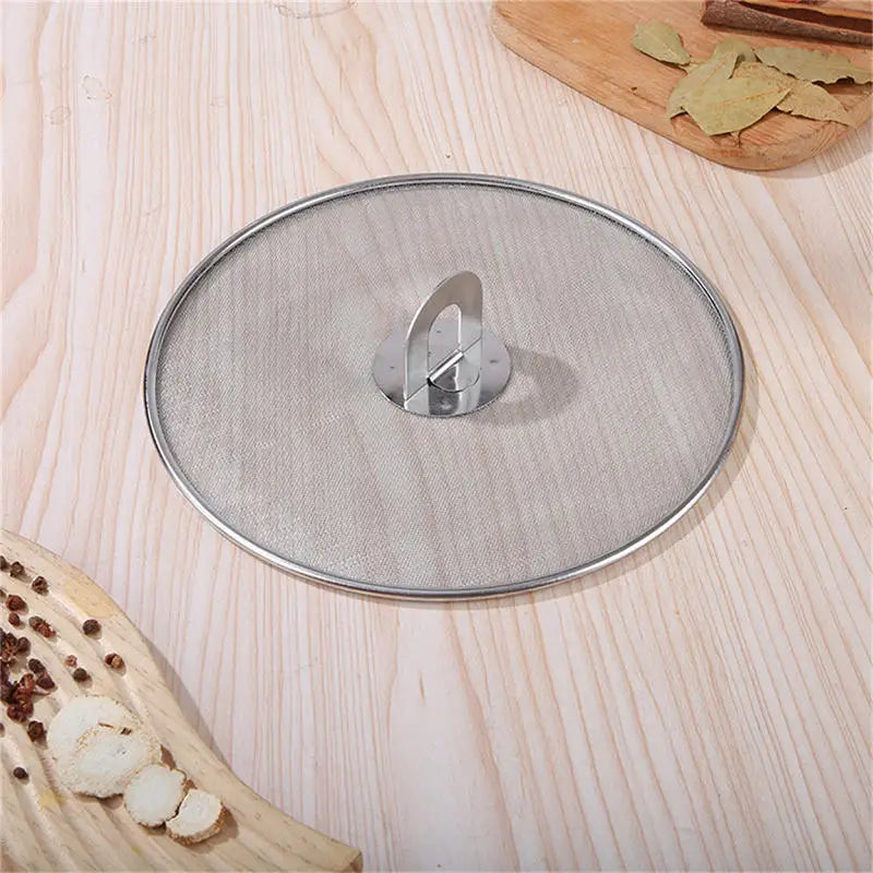 Stainless Steel Splatter Screen Mesh Pot Lid Cover