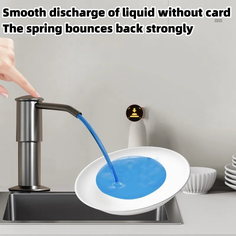 Counrtertop Dishes Dispenser Extention Tube Hand Press Soap