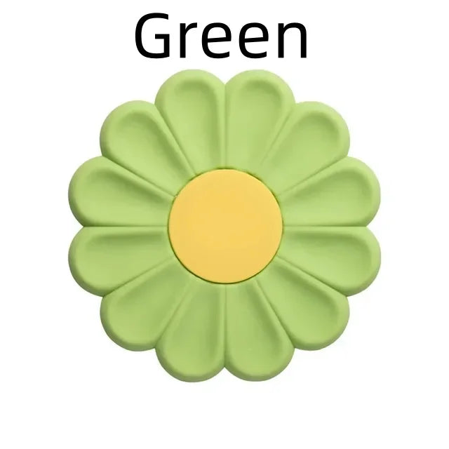 Flower Heat Resistant Silicone Mat Drink Cup Coasters