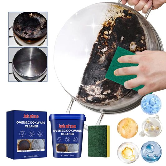 Powerful Stainless Steel Cleaner Paste Remove Burnt Black
