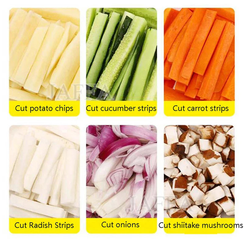 Hand Movement Fruit Vegetable Slice Cube Cutting Slicing