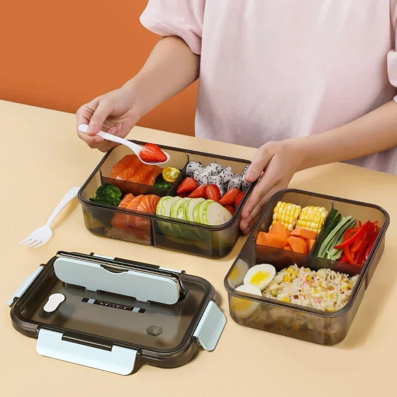Compartment 1500ml Lunch Box Kids Students Office Bento