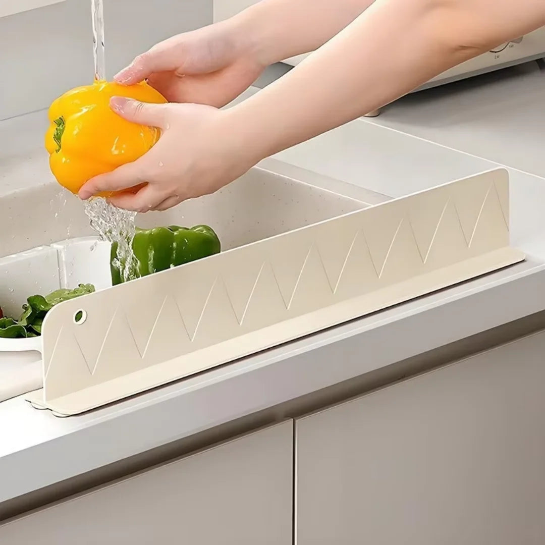 1pc Silicone Sink Water Splash Guard Washing Basin