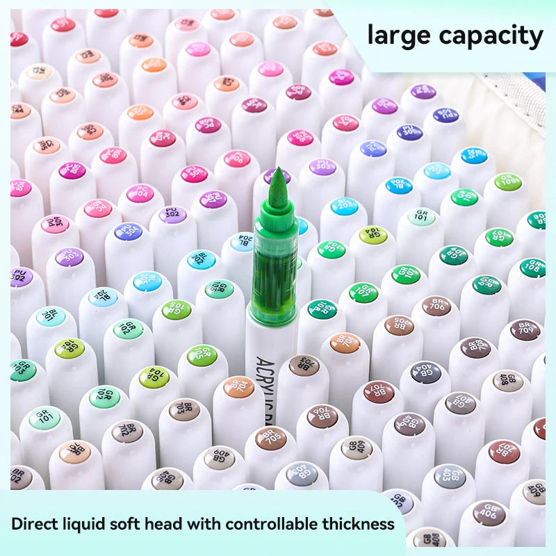 Languo 207/240/288 Colors Direct Liquid Acrylic Paint Pens