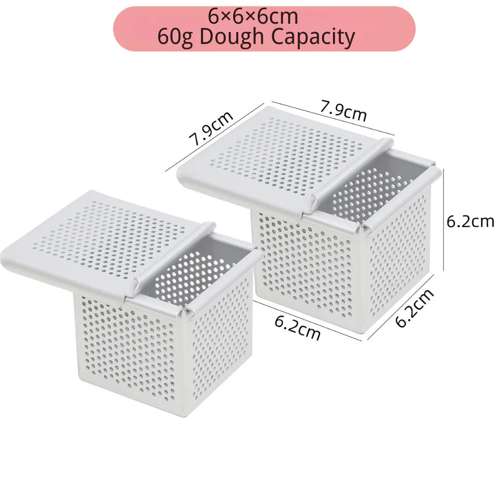 Mini Toast Box Croissant Cube Mold Mini Pullman