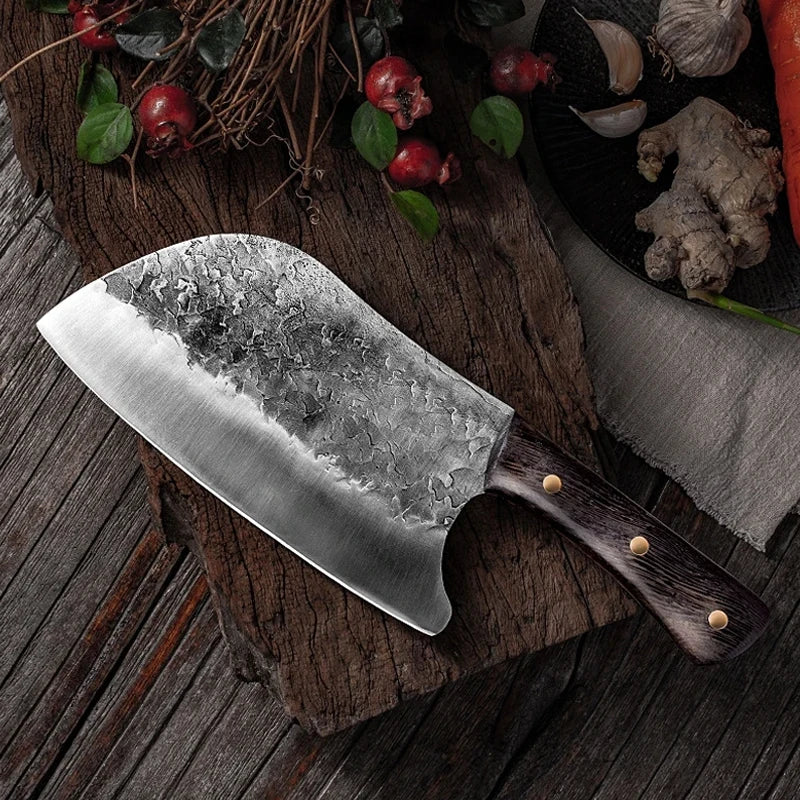 Handmade Forged Knife Chef Knife High-Carbon Bone Chopper