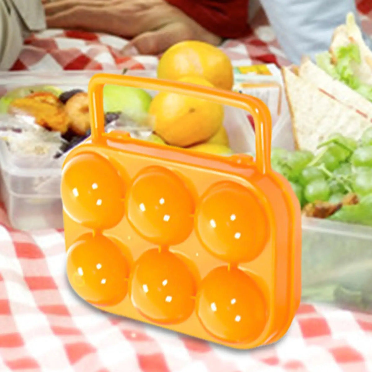 Camping Egg Container Traveling Outdoor Organizer Case Storage