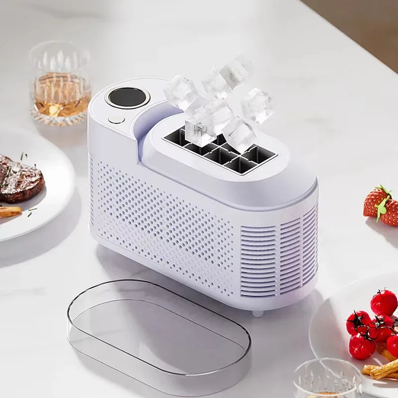 Desktop Mini Ice Cubes Maker Machine Dormitory Camping