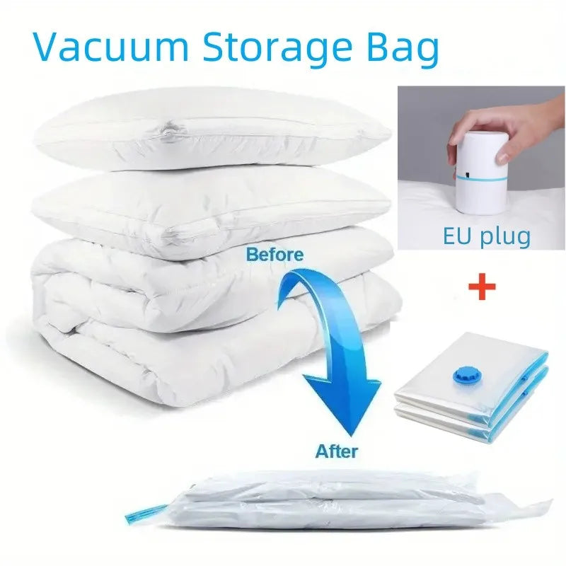 Pump Organizer Compressed Bag Electric Pump Travel Vacuum