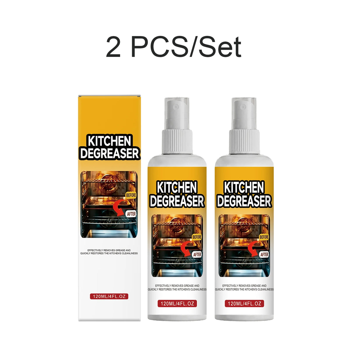 120ml Grease Degreaser Cleaner Effective Oil Stain Remover