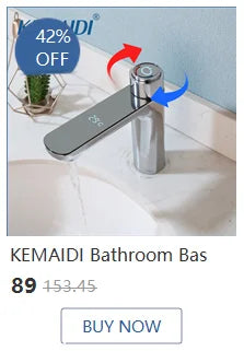 Kemaidi Brass Sink Faucet Spring Pull Down Faucets