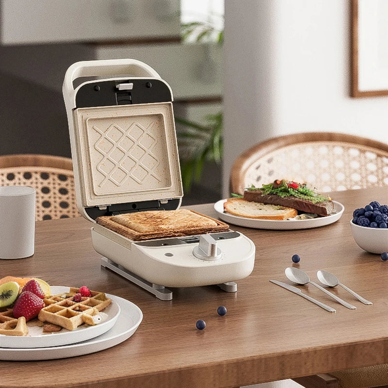600w Electric Sandwich Maker Waffle Maker Multi-Baker Breakfast