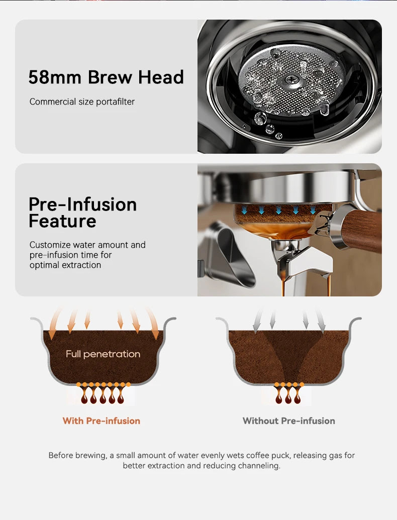 Hibrew Dual Ther Oblocks Barista Pro Espresso Machine