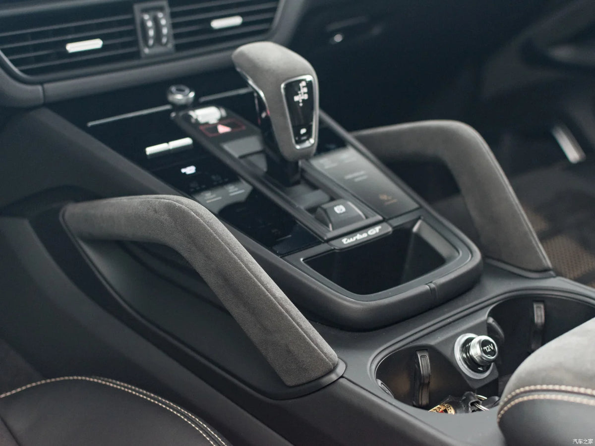 Car Abs Carbon Fiber Interior Door Pull Handle