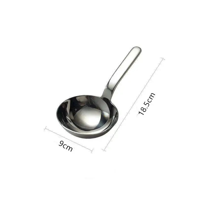 Short Handle Large Ramen Bouillon Spoon Deepen Tablespoons