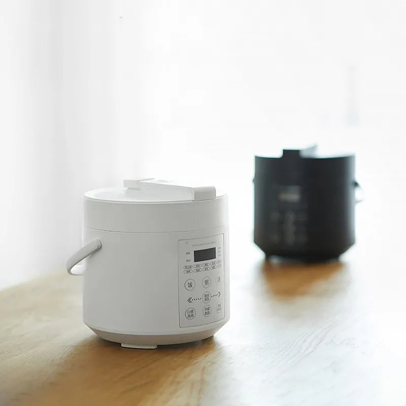 Mini Rice Cooker Ceramic Coated Pot 2l Travel
