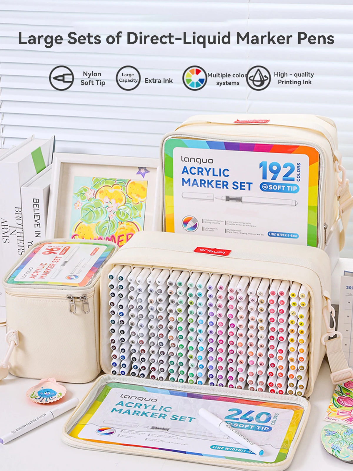 96-288 Colors Direct Liquid Colors Acrylic Paint Pens