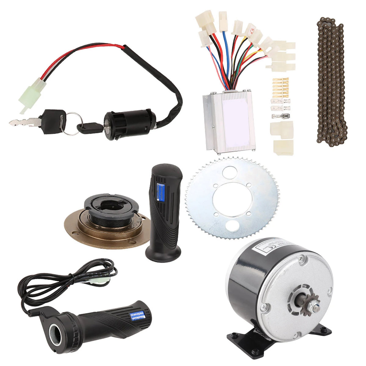 250w 24v Brush Motor Cycling Brush Motor /Set
