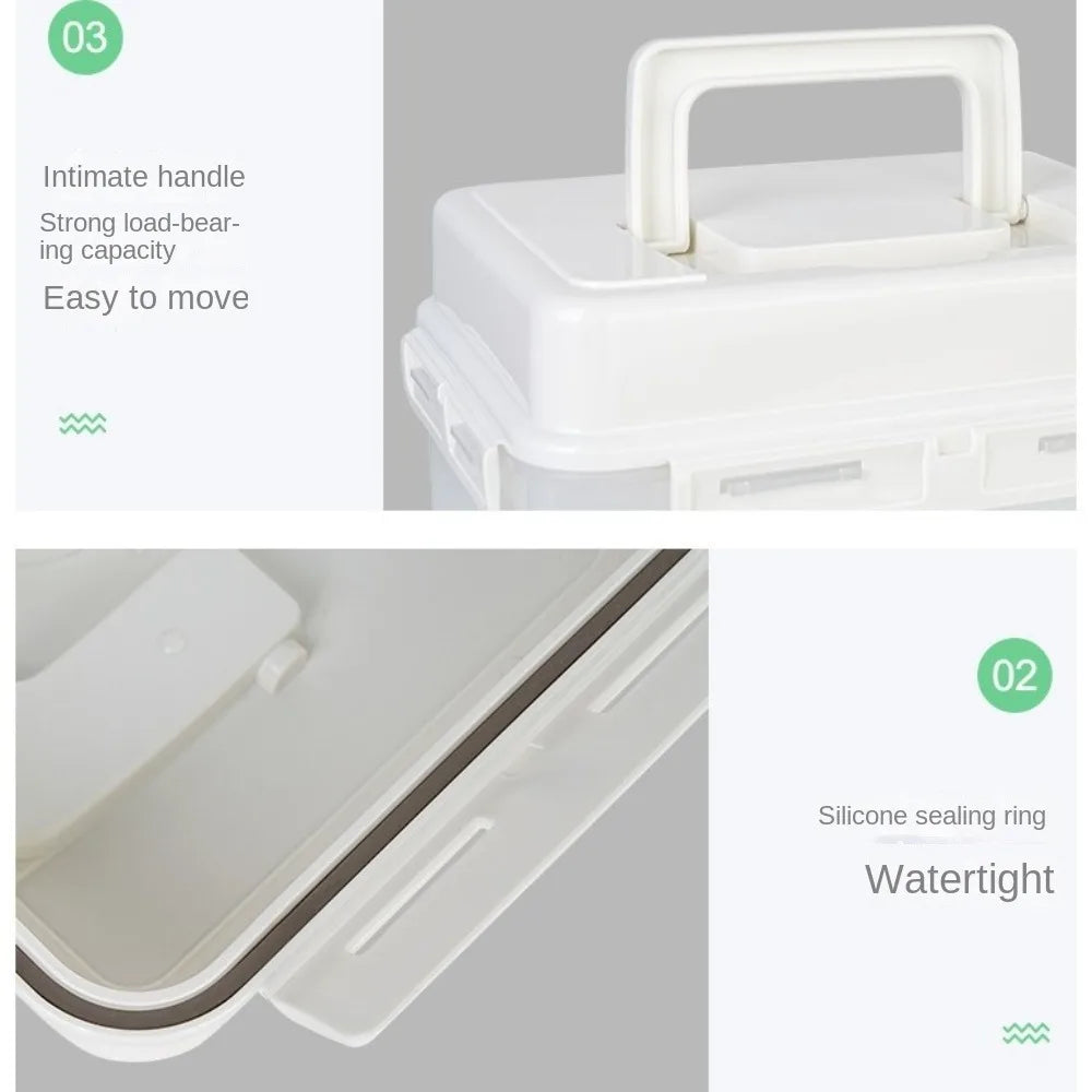 4/5l Pickle Jar Press Plate Leakproof Kimchi Container
