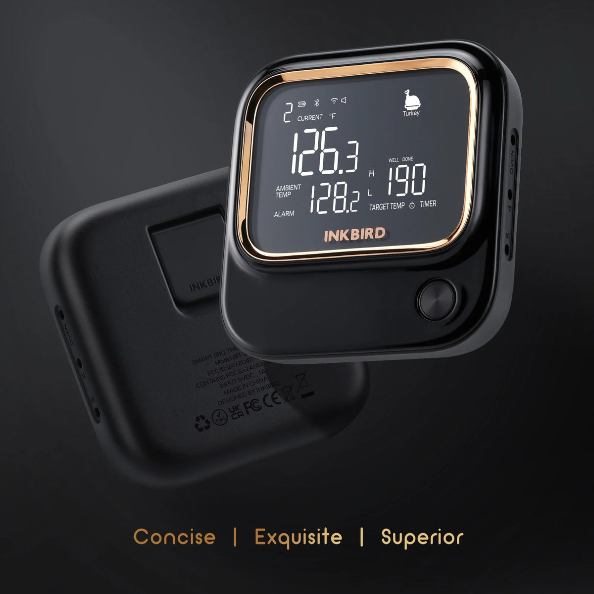 Inkbird Ibt-26s Wireless Meat Thermometer Wifi Digital Grill