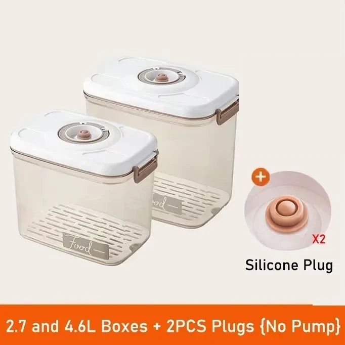 Vacuum Food Storage Box Fresh-Keeping Canister Sealed Storage