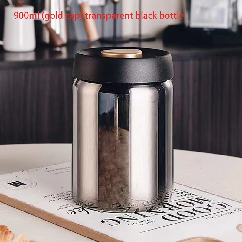 Vacuum Sealed Tank Coffee Bean Glass Sealed Jar