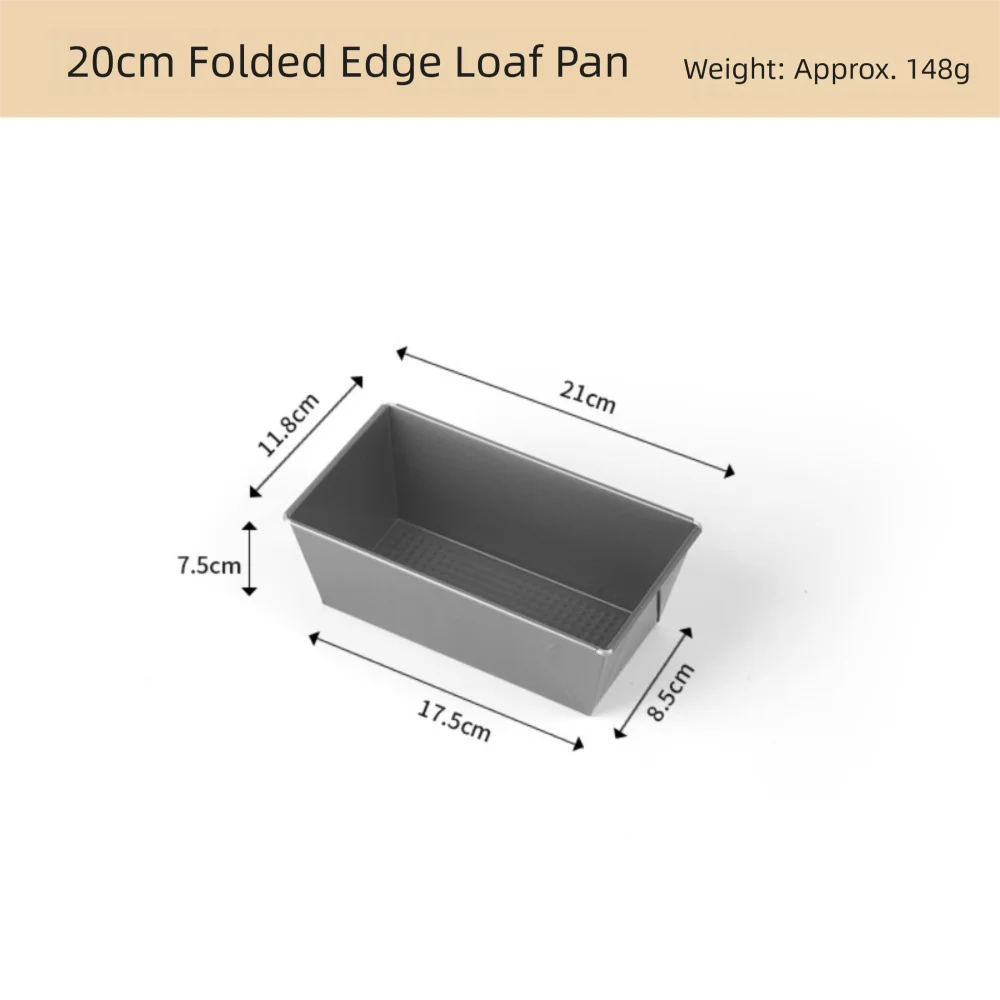 Thickened Carbon Steel Rectangle Loaf Pan Nonstick Baking