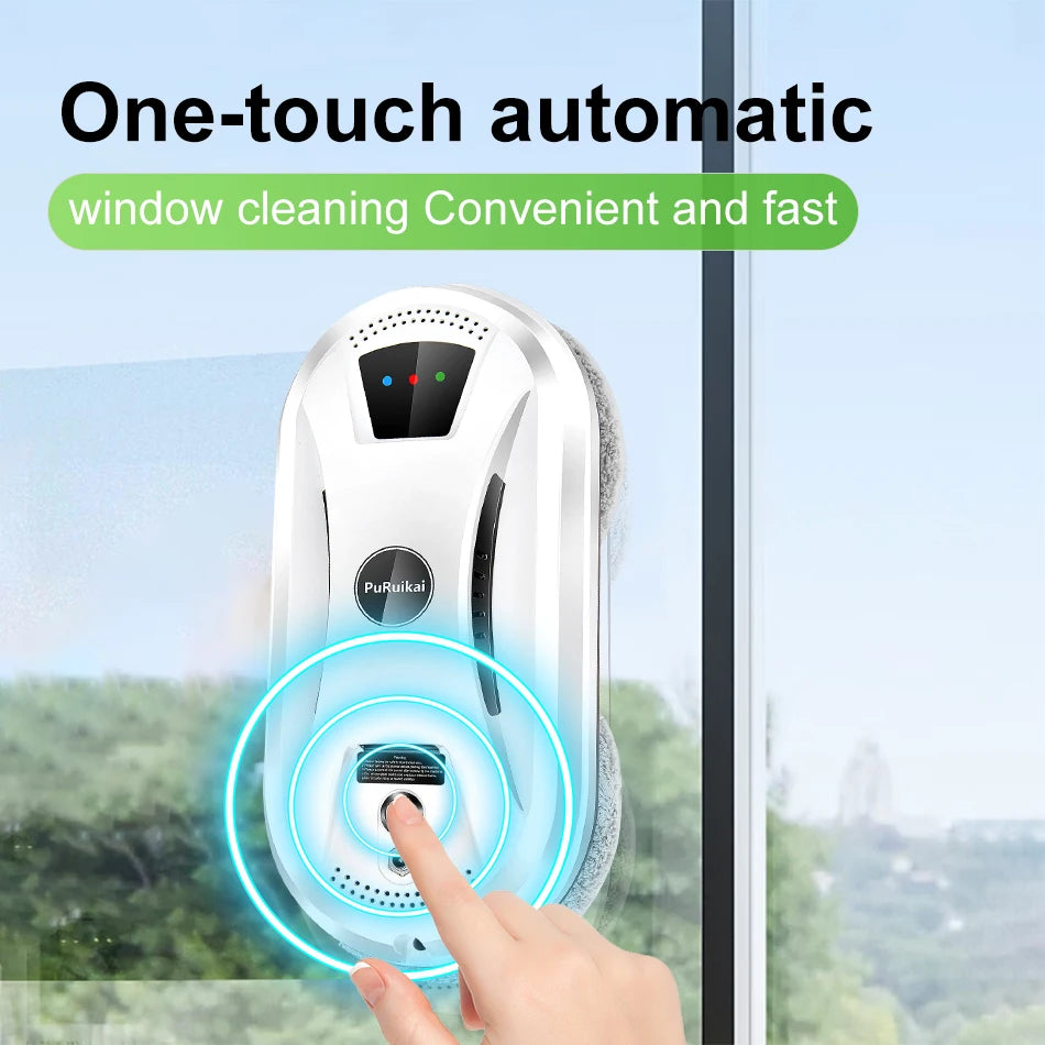 Puruikai Ultra Thin Robot Vacuum Cleaner Window Cleaning