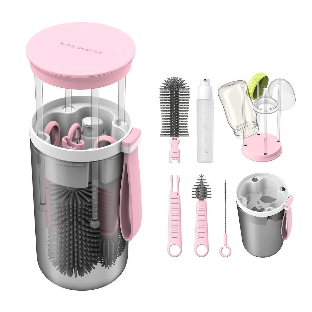 Final Travel Bottle Cleaning Kit - Scalable Silicone