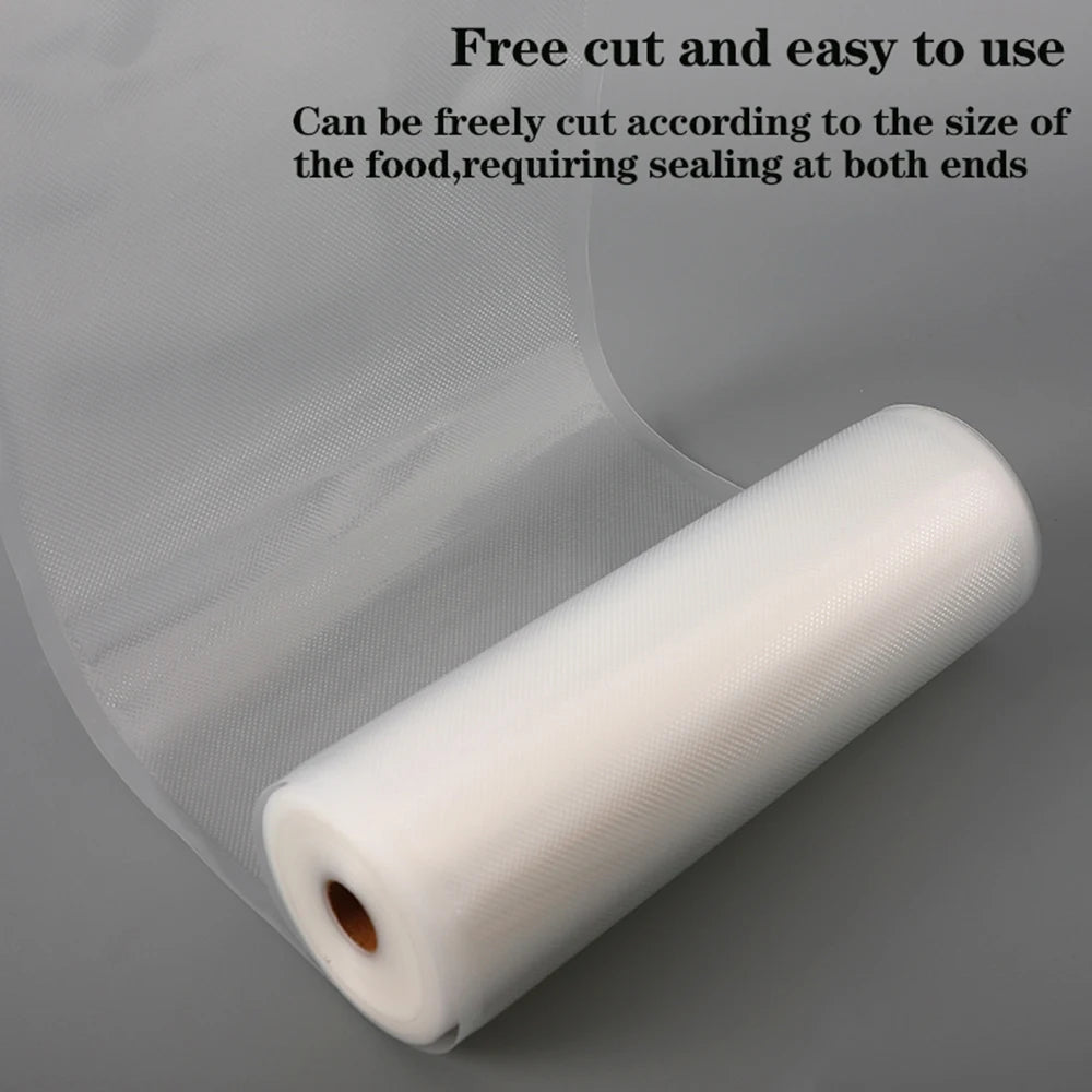 Rolls Vacuum Bags Food 500cm Per Roll Reusable