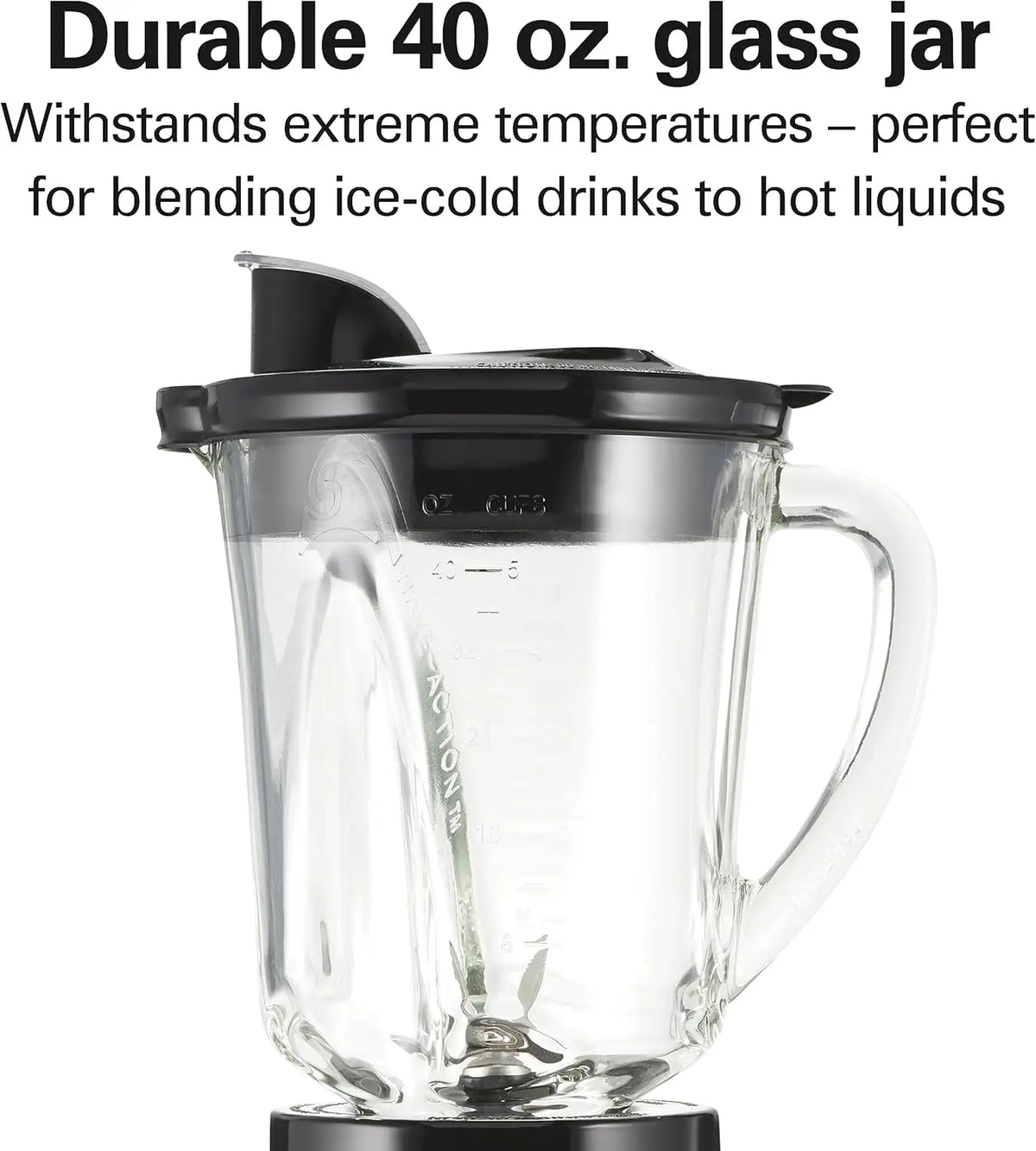 Blender Food Processor Combo 40oz Glass Jar Travel
