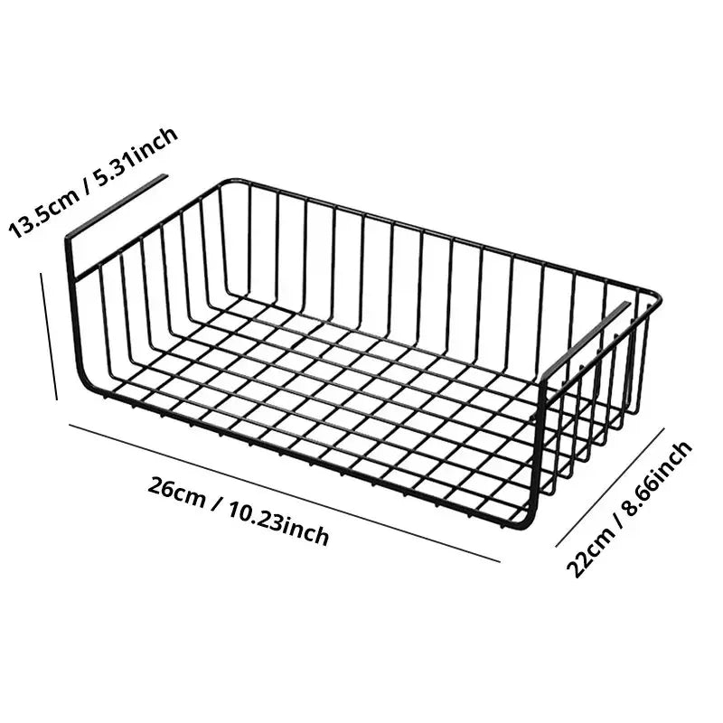 1pc Hanging Net Basket Iron Material Large Capacity