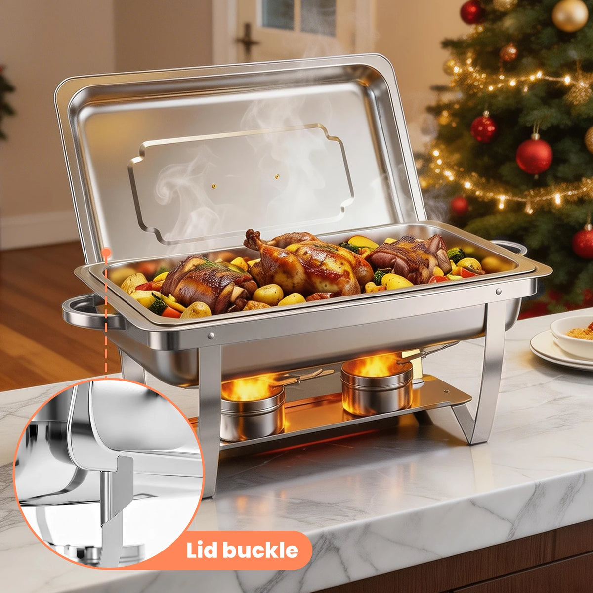 Chafing Dish Buffet Stainless Steel 316 Restaurant Catering
