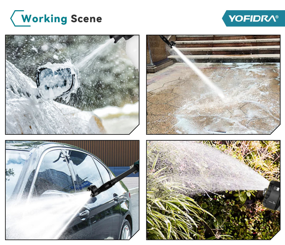 Yofidra 200bar High Pressure Washer Gun In Electric
