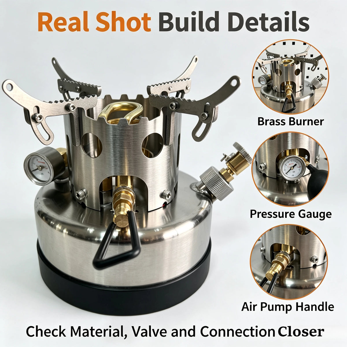 Mini Camping Stove Durable Outdoor Cooking Burner Picnic