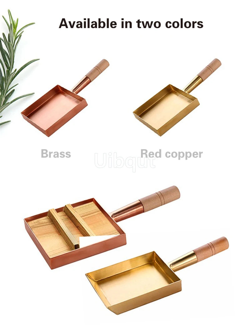 Brass Baking Tray Copper Frying Pan Square Pan