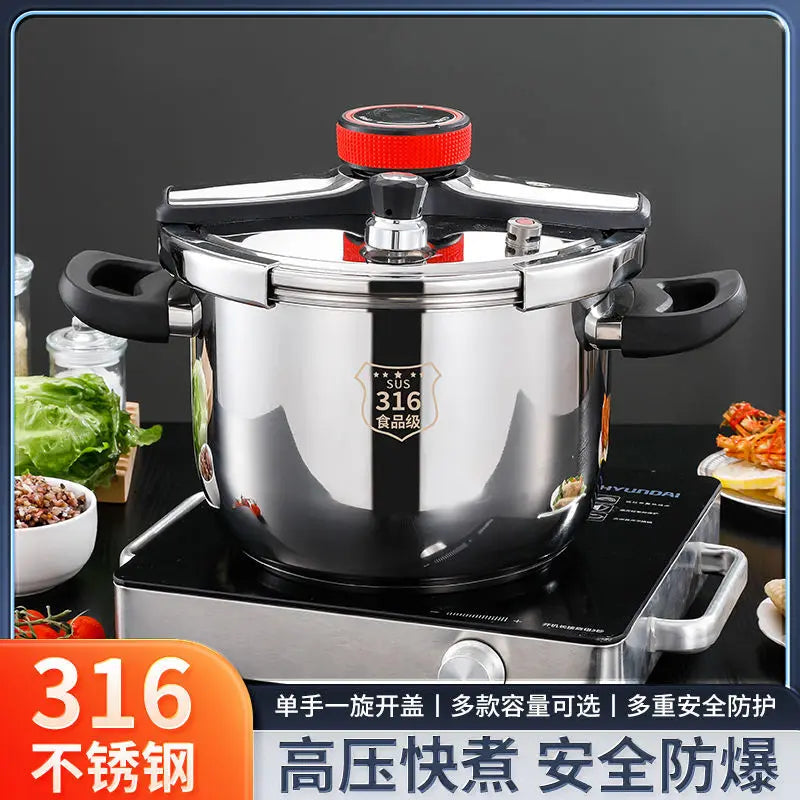 316 Stainless Steel Explosion-Proof Pressure Cooker Thickened
