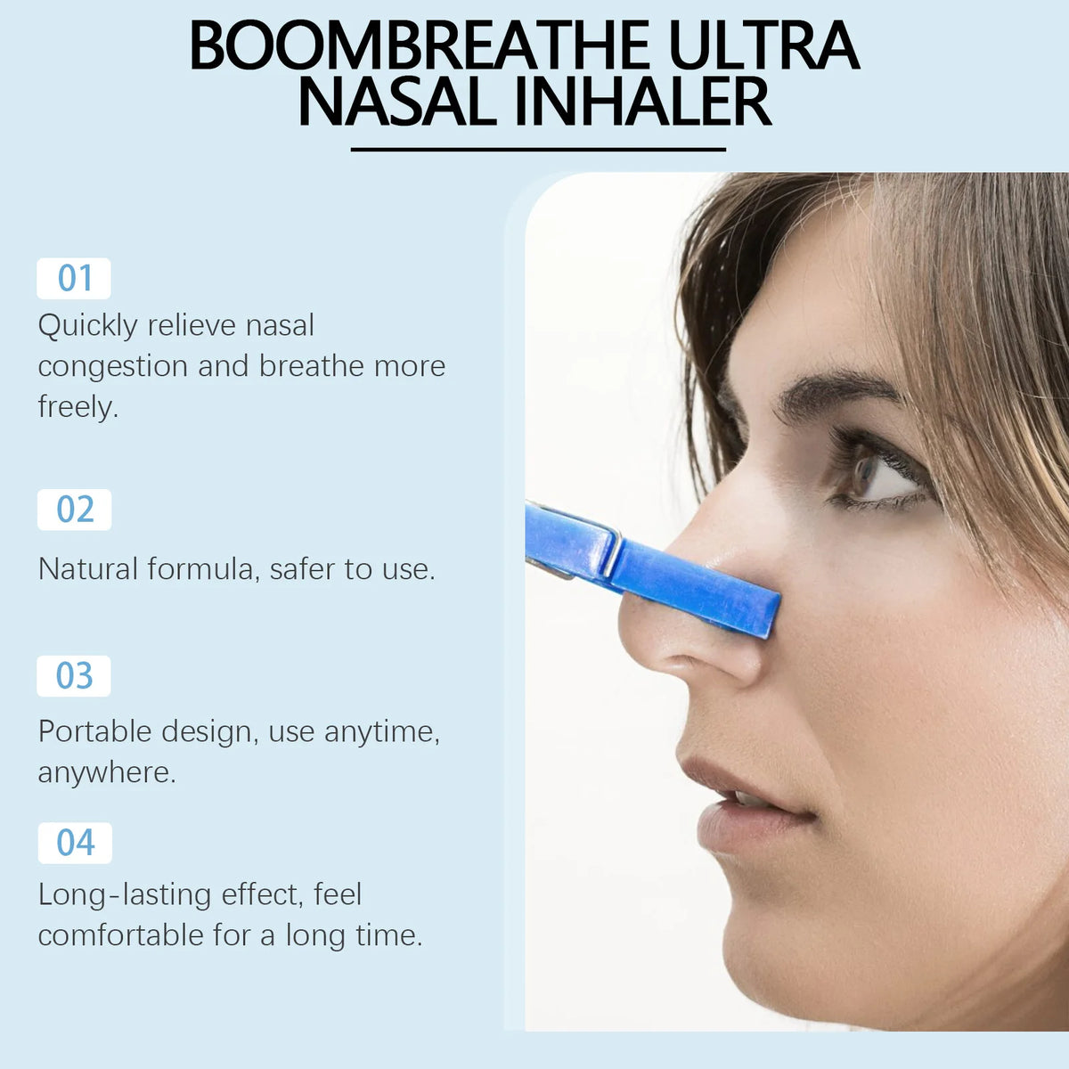 Herbal Soothing Inhaler Cleaning Nasal Improve Discomfort Gentle