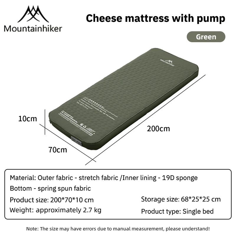 Mountainhiker Outdoor Inflatable Cheese Mattress Garden Special