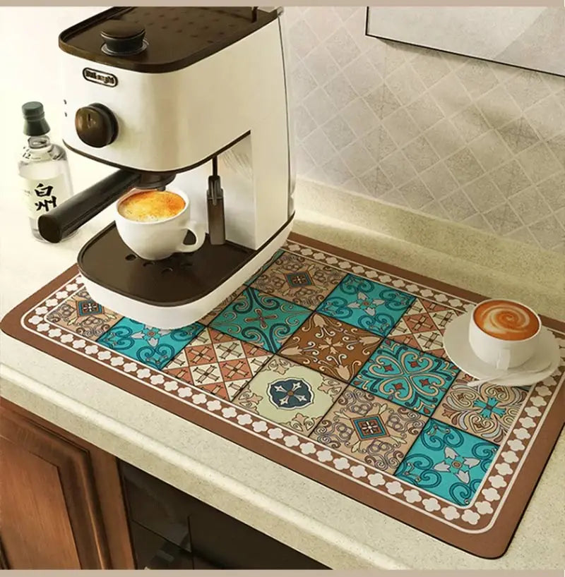 Coffee Machine Drain Pad Super Absorbent Dish Drying