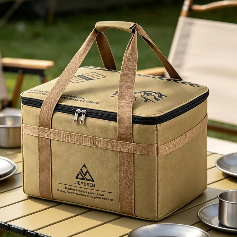 30/42l Camping Organizer Waterproof Oxford Cloth Picnic Bag